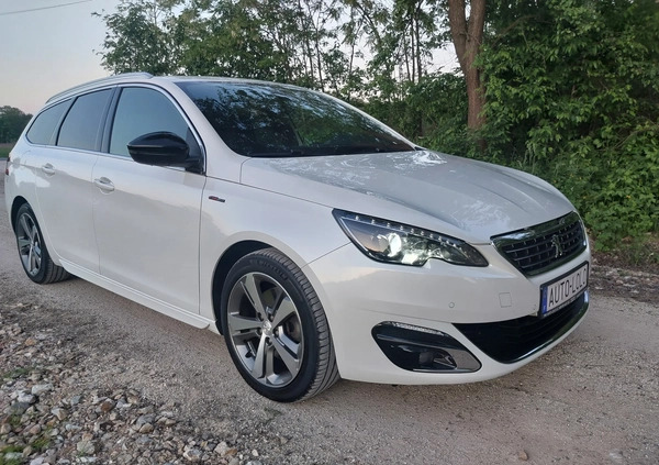 Peugeot 308 cena 45000 przebieg: 203000, rok produkcji 2015 z Poręba małe 596